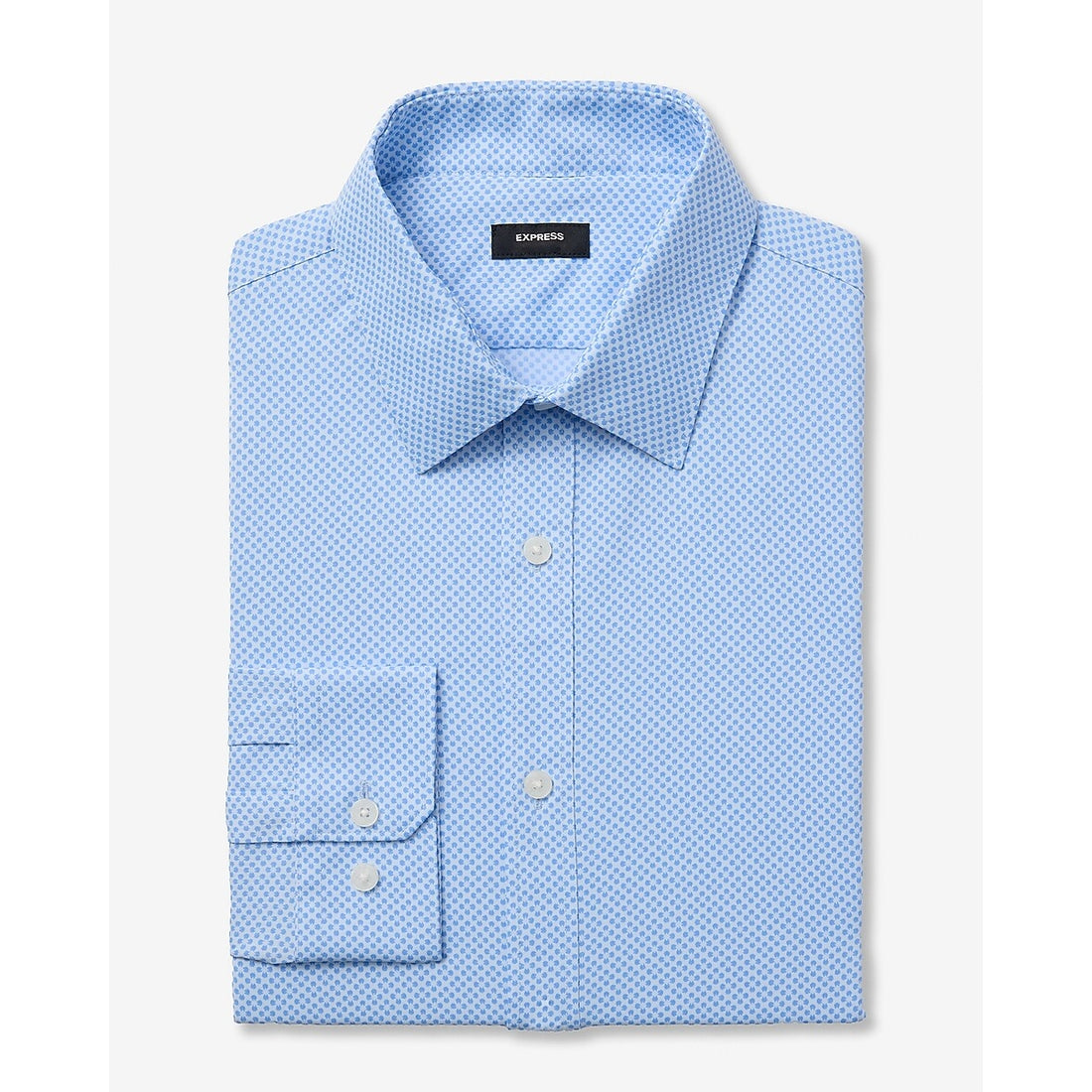 Slim Mini Geo Floral Wrinkle-Resistant Everyday Performance Dress Shirt