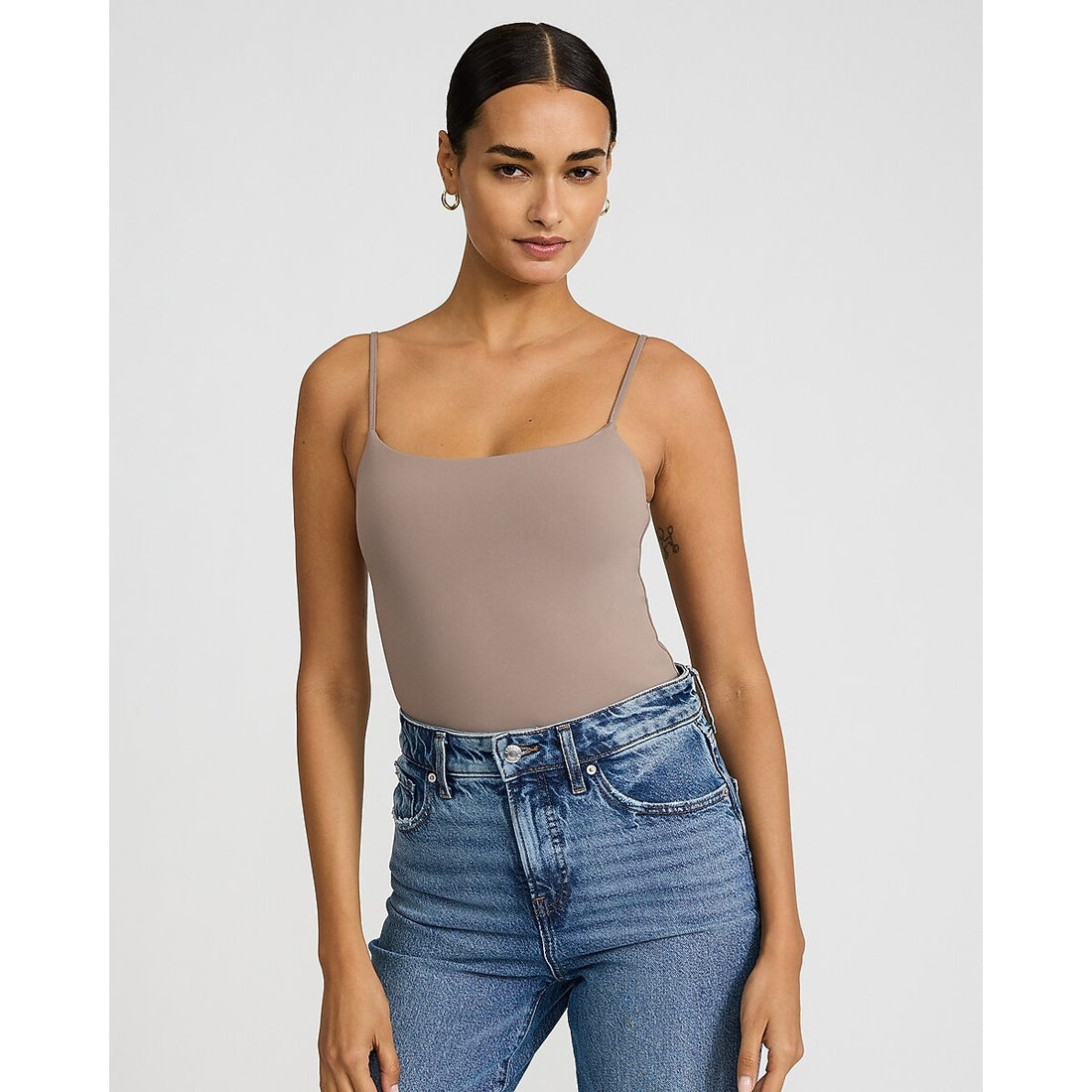 Body Contour High Compression Scoop Neck Cami Bodysuit