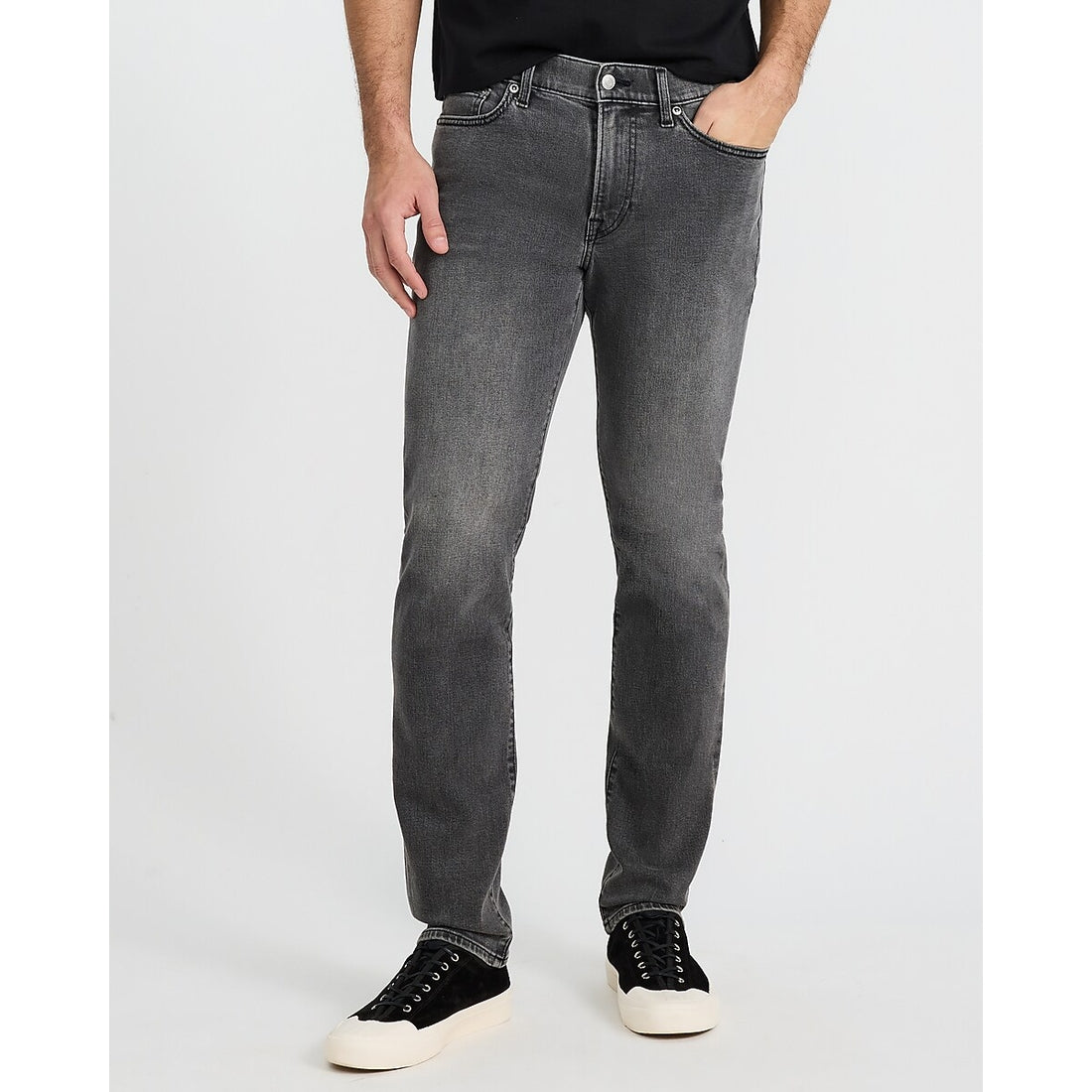 Slim Black Wash Stretch Jeans