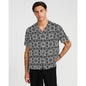 Contrast Tile Short Sleeve Resort Shirt
