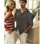 Striped Short Sleeve Resort Shirt