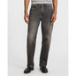 Loose Washed Black Stretch Jeans
