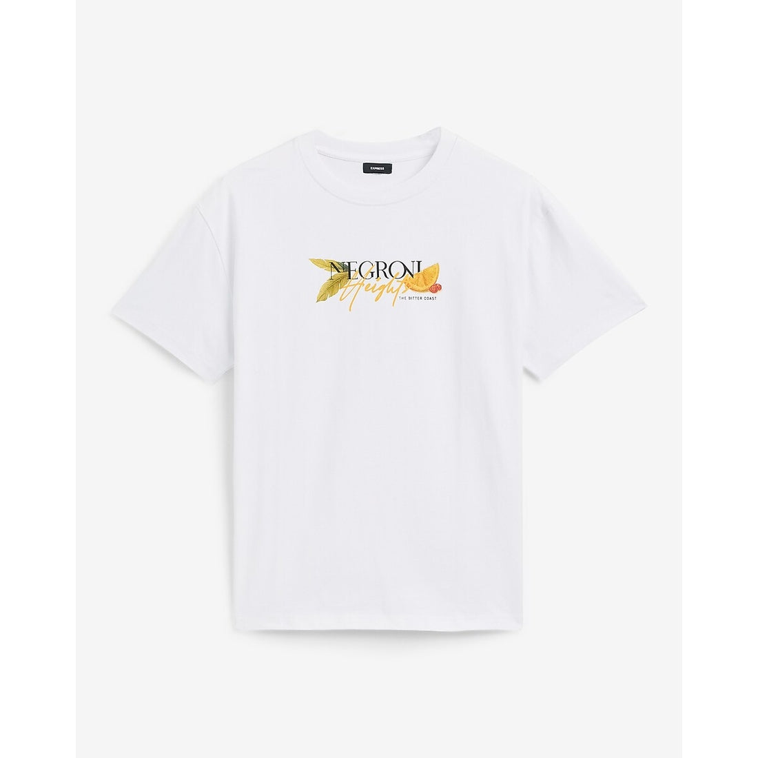 Negroni Cotton White Graphic T-Shirt