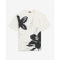 Classic Fit Large Hibiscus Graphic T-Shirt