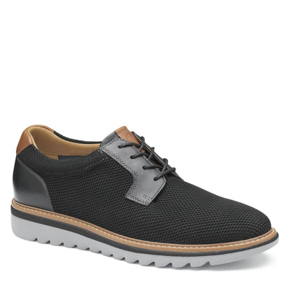 Johnston & Murphy Men's Algood Knit Plain Toe Casual Lace-up Shoe