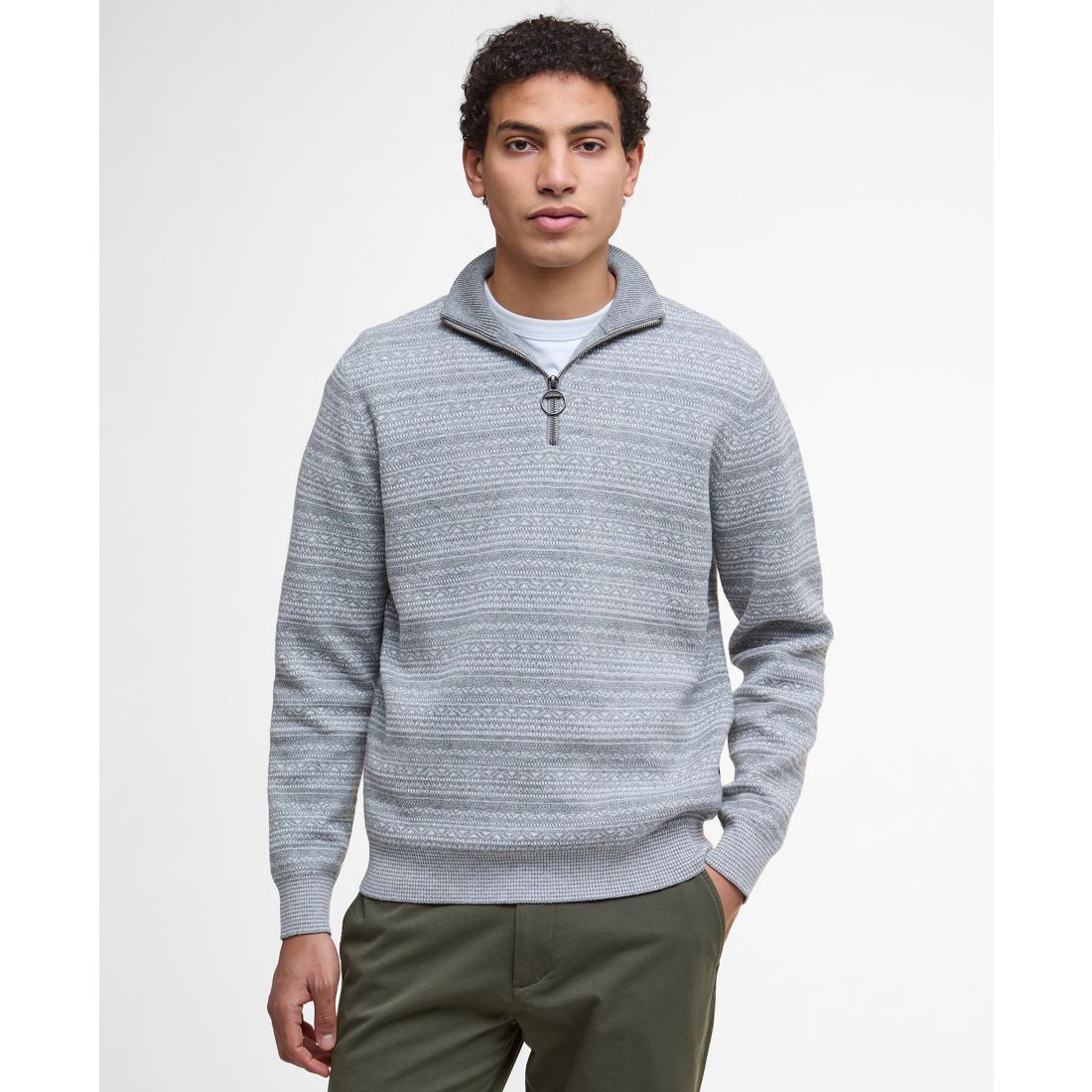 Barbour Men's Dartfield Quarter-Zip Pullover Sweater