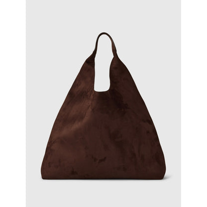 Women's Vegan Suede Slouchy Tote Bag
