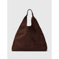 Women's Vegan Suede Slouchy Tote Bag