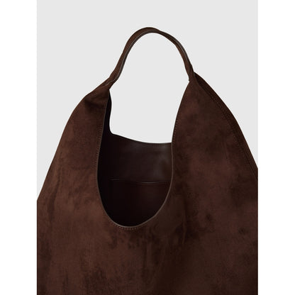 Women's Vegan Suede Slouchy Tote Bag