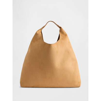Women's Vegan Suede Slouchy Tote Bag