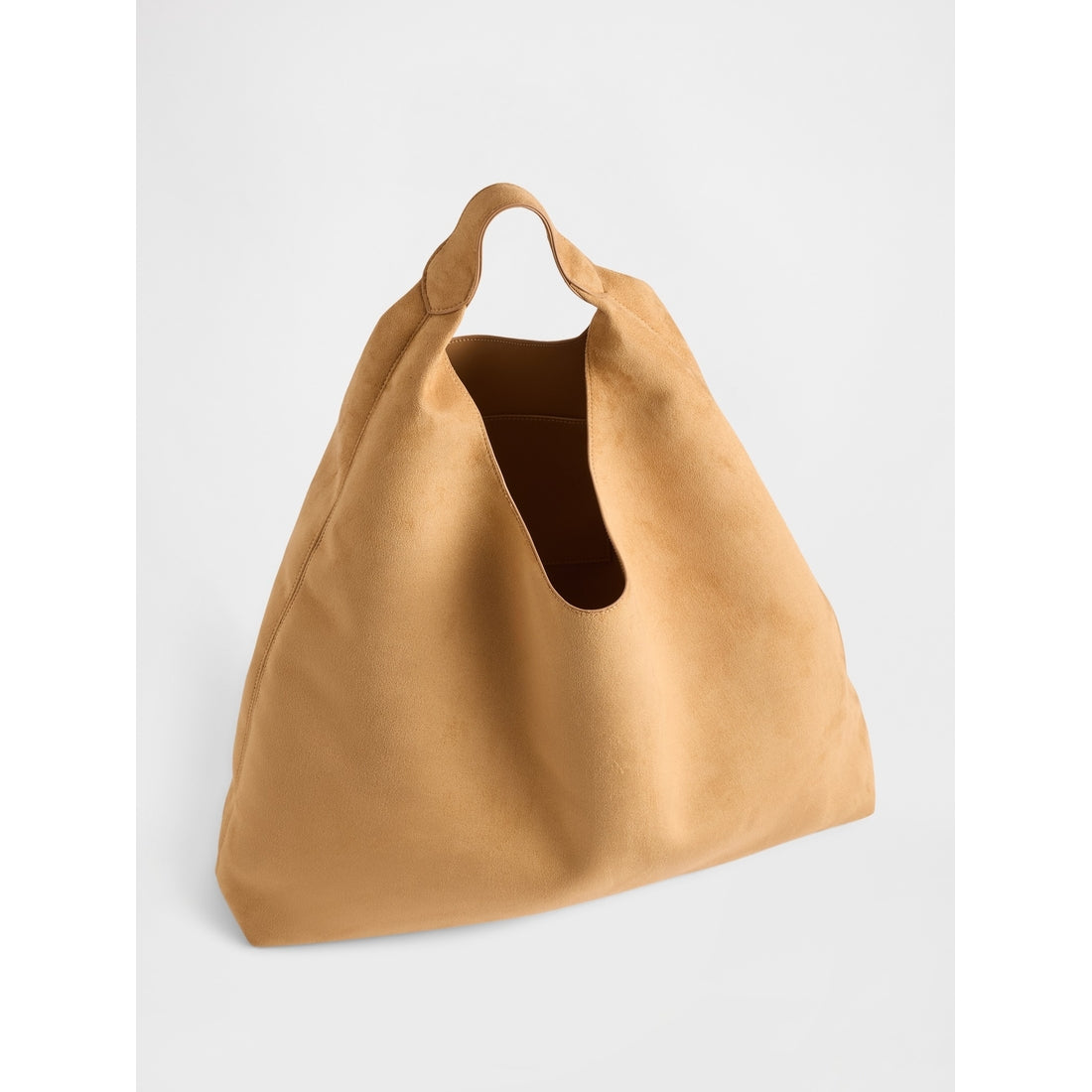 Women's Vegan Suede Slouchy Tote Bag