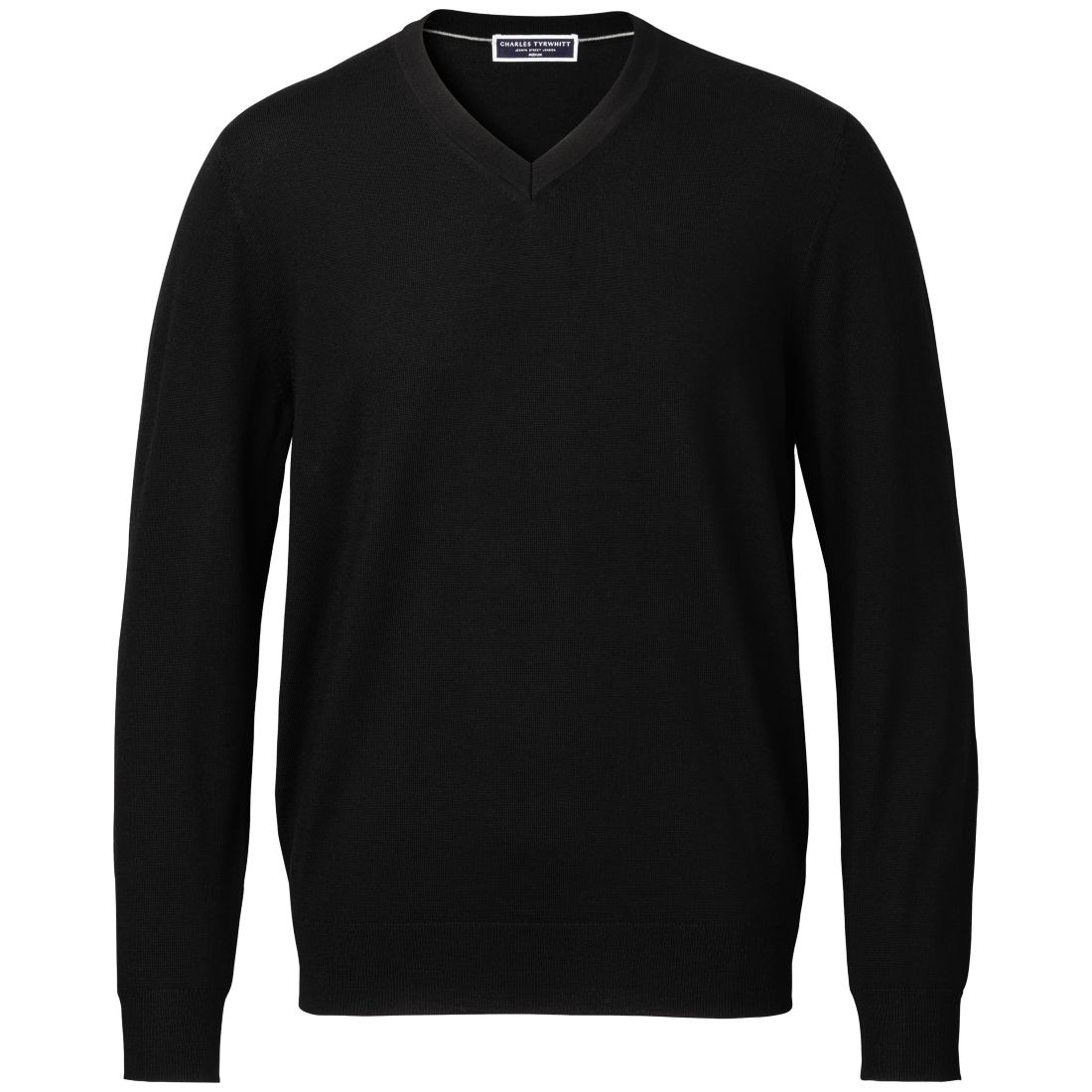 Charles Tyrwhitt Men's V-Neck Regular-Fit Sweater