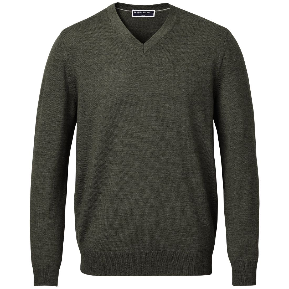 Charles Tyrwhitt Men's V-Neck Regular-Fit Sweater