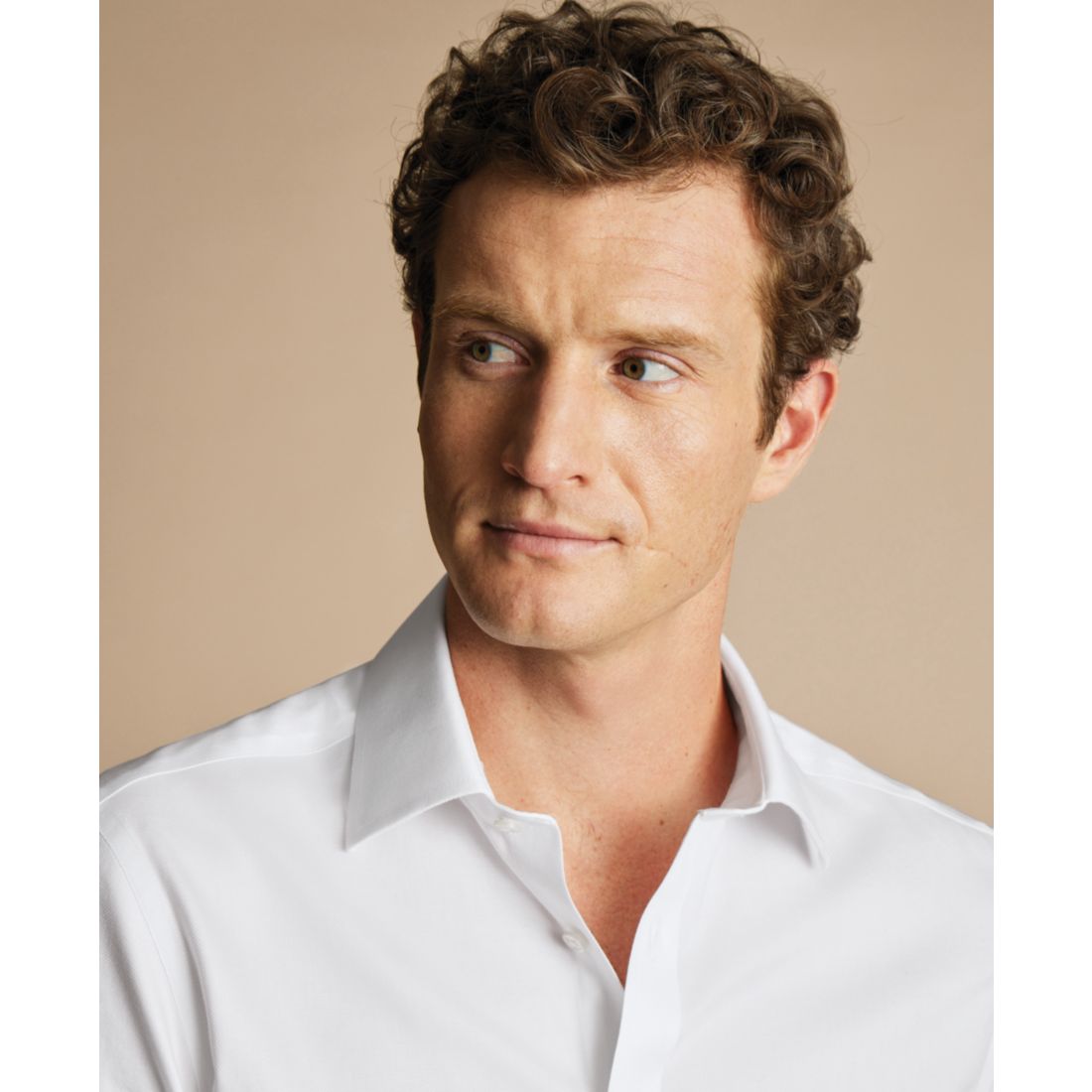 Charles Tyrwhitt Men's Slim-Fit Non-Iron Royal Oxford Dress Shirt