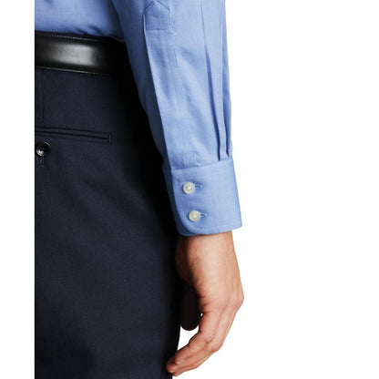 Charles Tyrwhitt Men's Slim-Fit Non-Iron Royal Oxford Dress Shirt