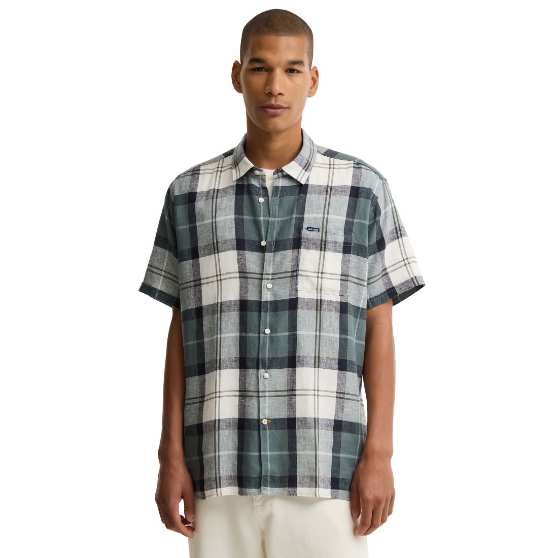 Barbour Men's Croft Tartan Regular-Fit Short-Sleeve Shirt