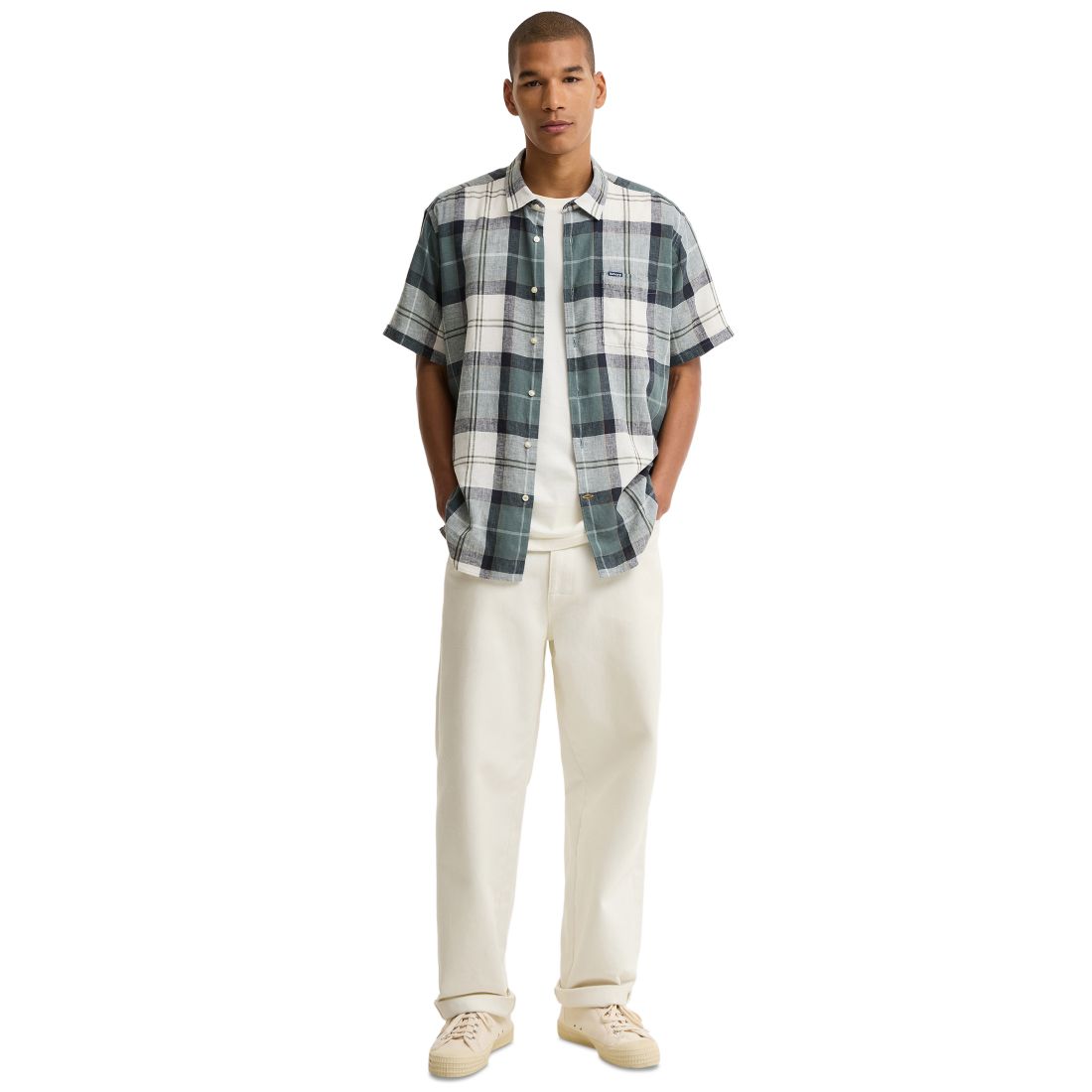 Barbour Men's Croft Tartan Regular-Fit Short-Sleeve Shirt