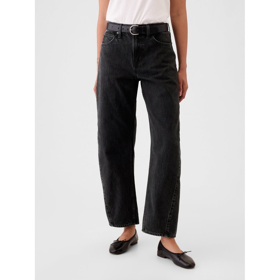 Women's High Rise Barrel Jeans