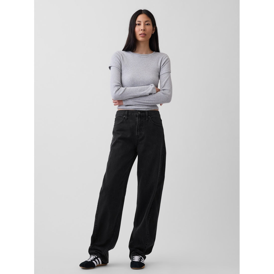 Women's High Rise Barrel Jeans