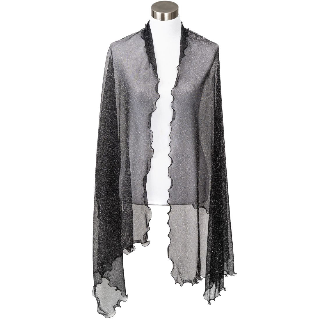 I.n.c. International Concepts Ruffle-Edge Metallic Evening Wrap, Created for Macy's
