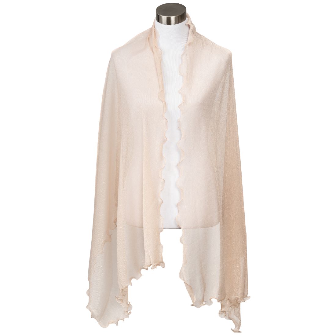I.n.c. International Concepts Ruffle-Edge Metallic Evening Wrap, Created for Macy's