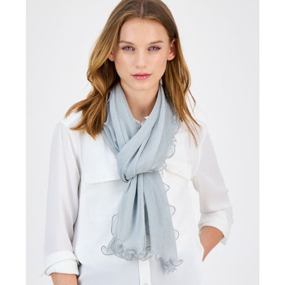 I.n.c. International Concepts Ruffle-Edge Metallic Evening Wrap, Created for Macy's