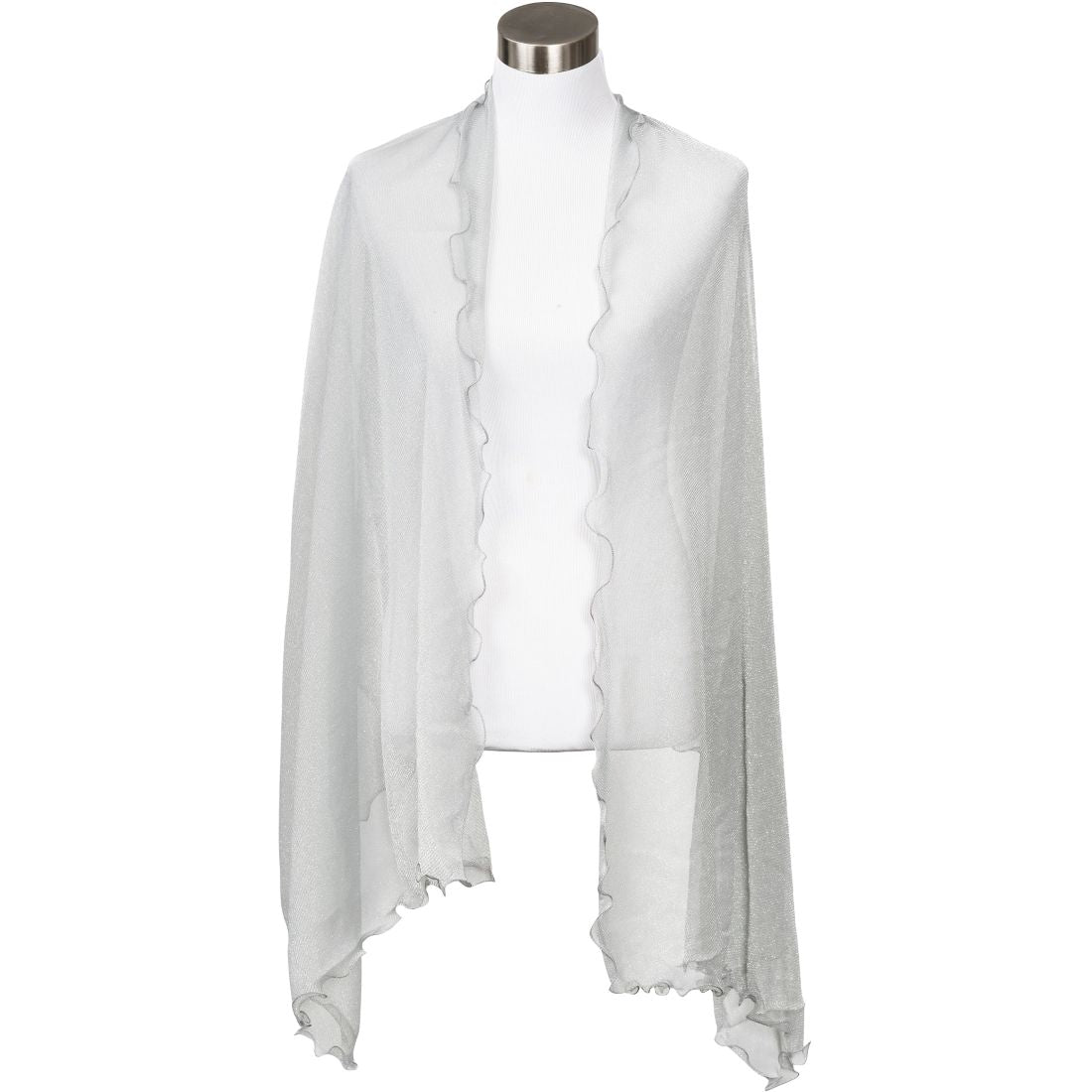 I.n.c. International Concepts Ruffle-Edge Metallic Evening Wrap, Created for Macy's