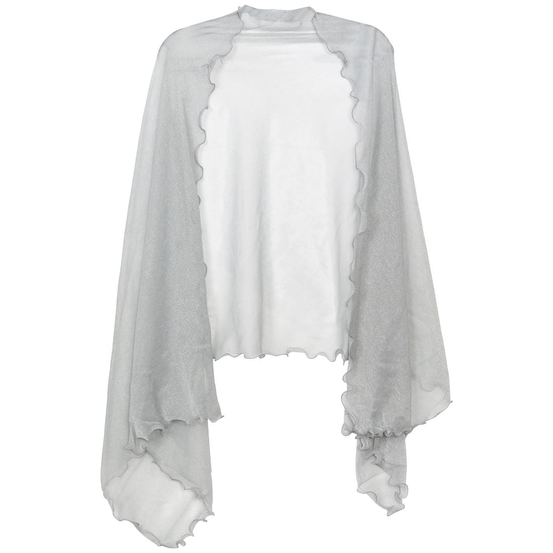 I.n.c. International Concepts Ruffle-Edge Metallic Evening Wrap, Created for Macy's