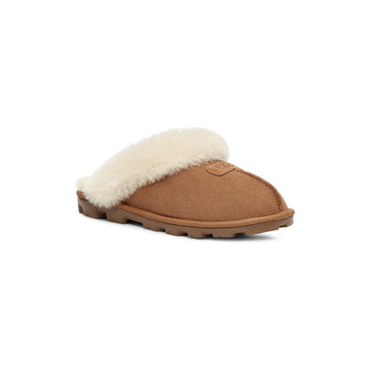 Women's Coquette Durable Sheepskin Slipper