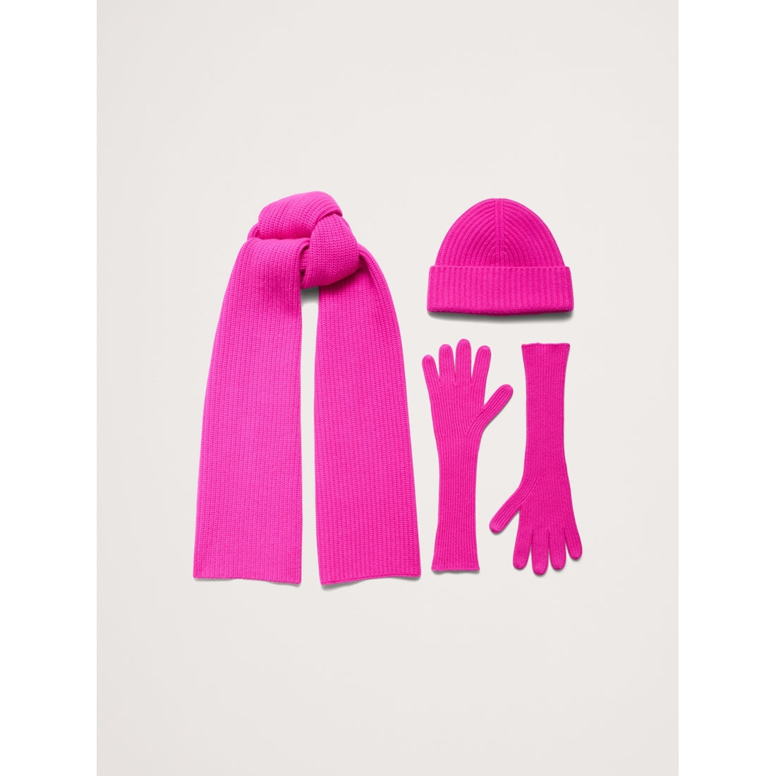 Signature Cashmere Long Gloves