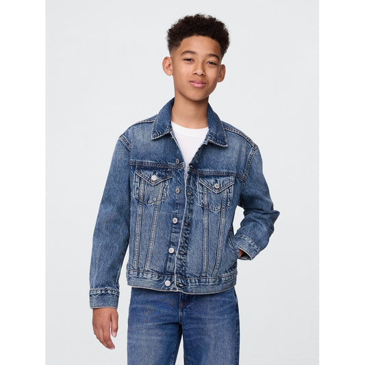 Boys' Organic Cotton Icon Denim Jacket
