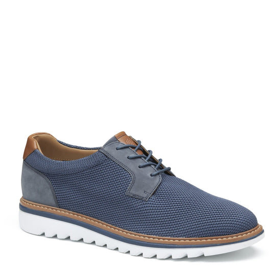 Johnston & Murphy Men's Algood Knit Plain Toe Casual Lace-up Shoe