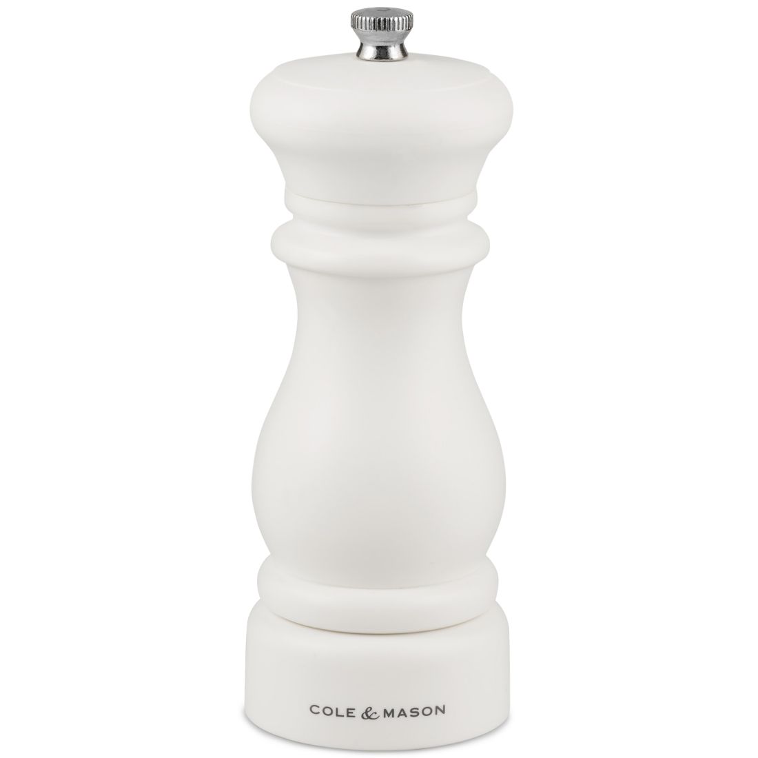 Cole & Mason Southwold Classic Salt & Pepper Mill Gift Set, Black/White - Black/ White