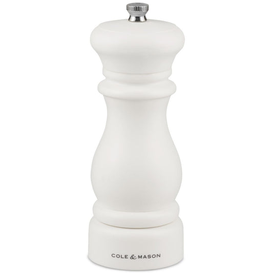 Cole & Mason Southwold Classic Salt & Pepper Mill Gift Set, Black/White - Black/ White