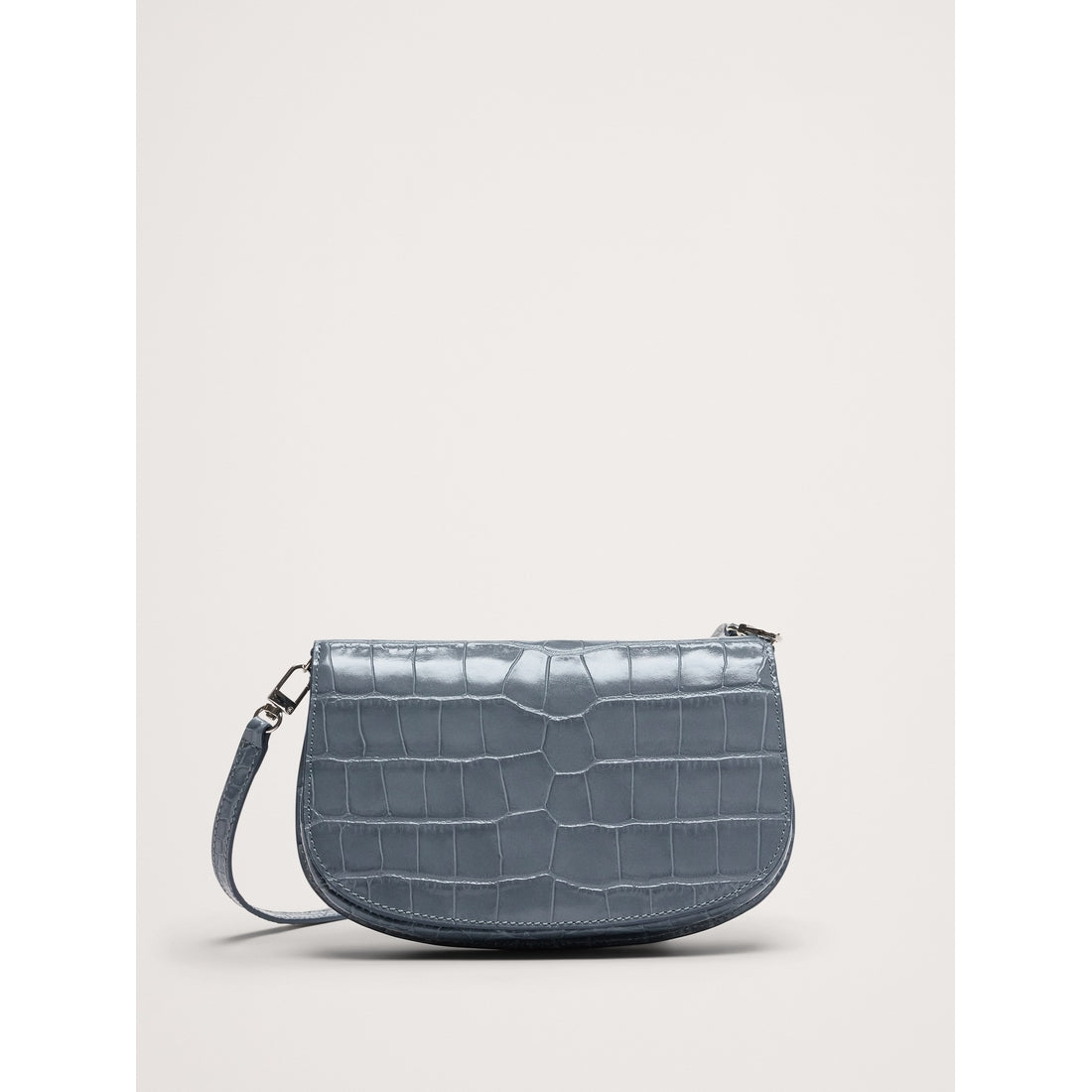Embossed Leather Crossbody Bag