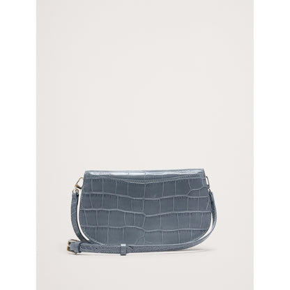 Embossed Leather Crossbody Bag