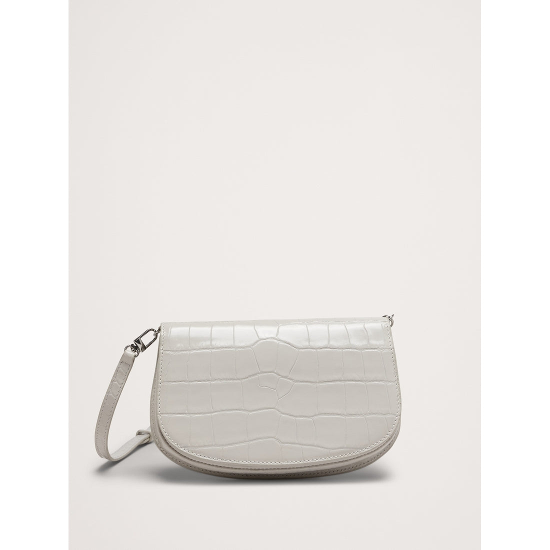 Embossed Leather Crossbody Bag