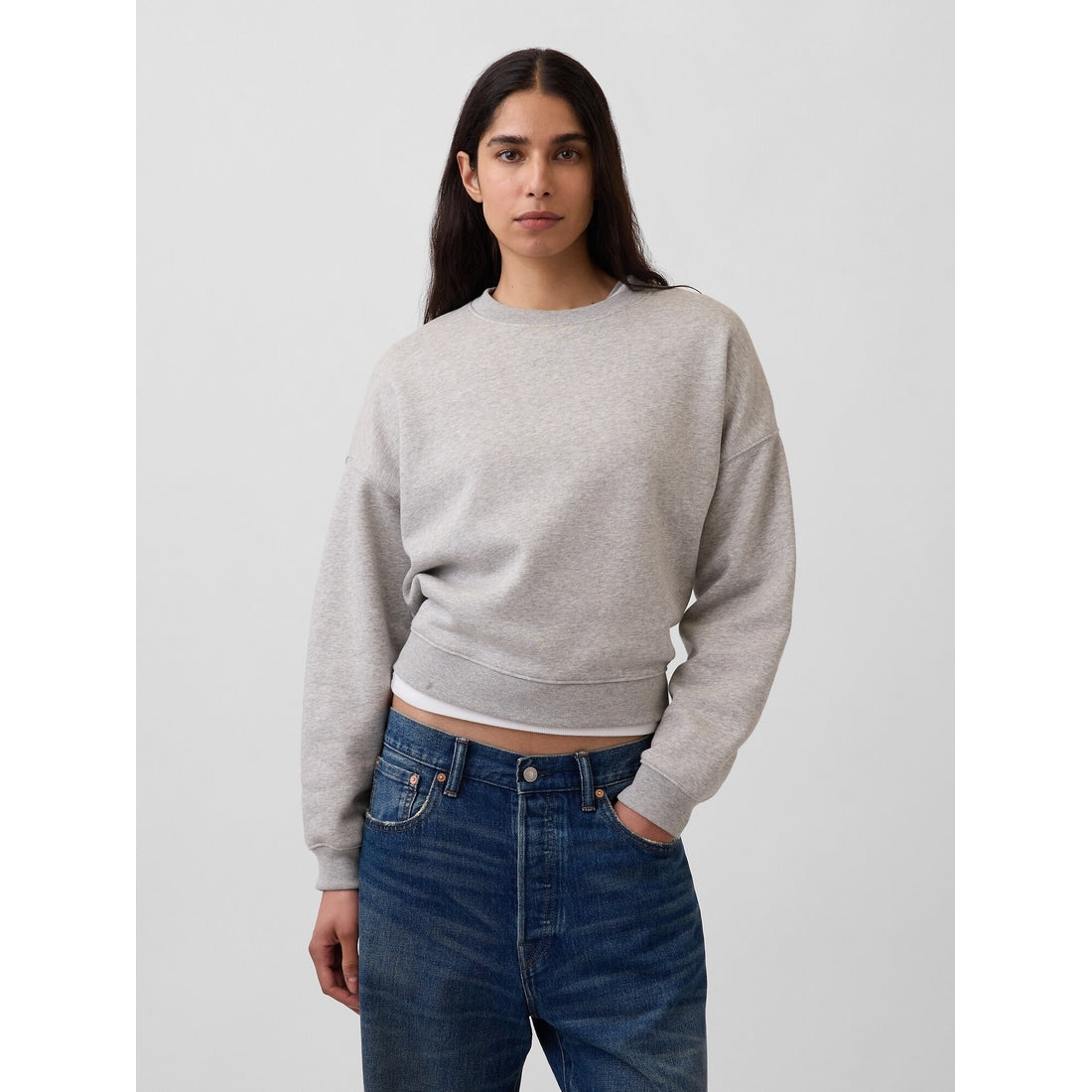 Women's Vintagesoft Wedge Crewneck Sweatshirt