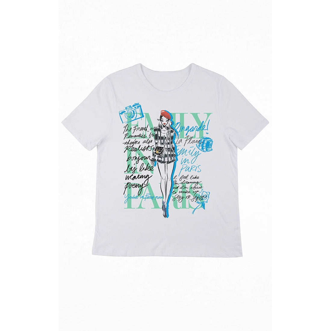 Women's Emily In Paris Newspaper T-Shirt