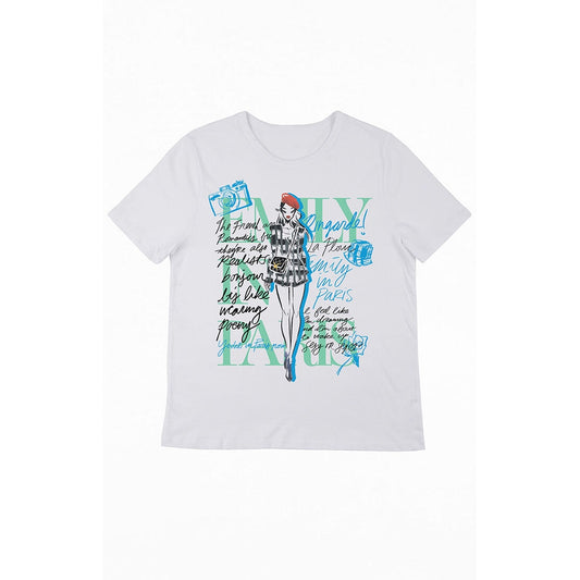 Women's Emily In Paris Newspaper T-Shirt