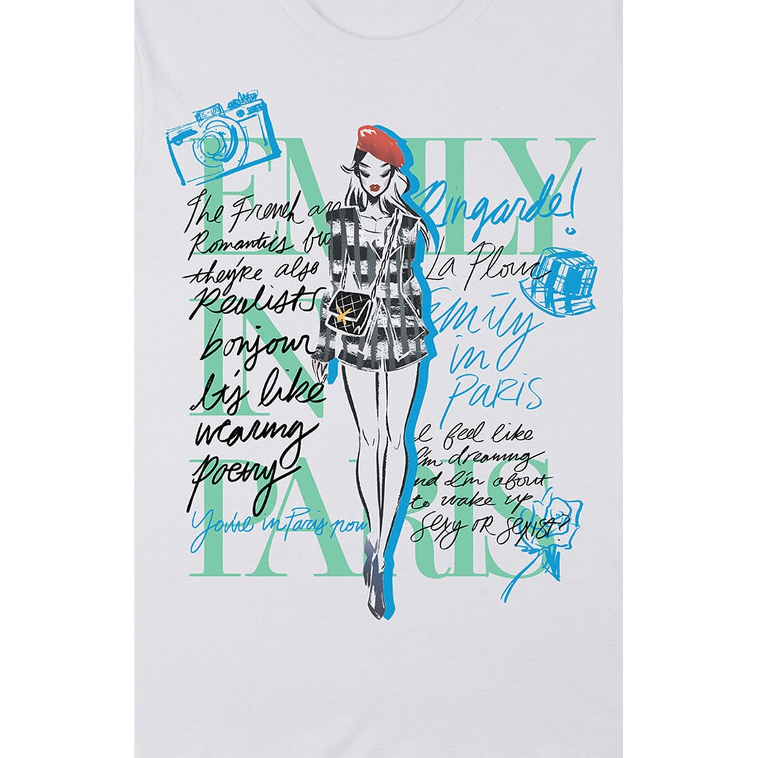 Women's Emily In Paris Newspaper T-Shirt