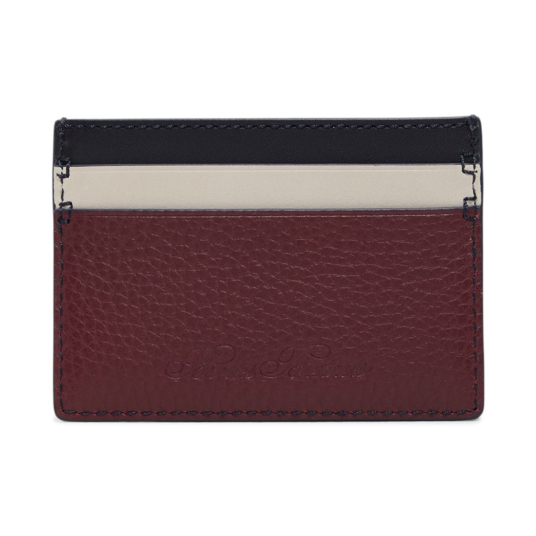 Brooks Brothers Men's Portland Leather Wallet with Change Purse
