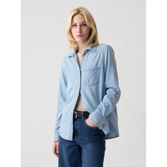Women's Organic Cotton Denim Classic Shirt