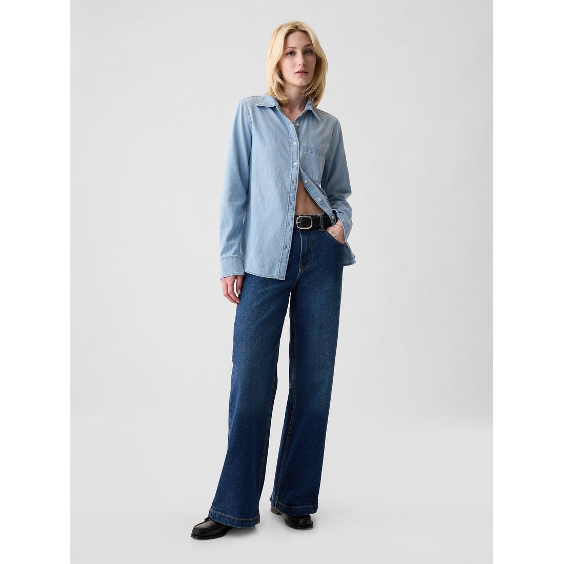 Women's Organic Cotton Denim Classic Shirt