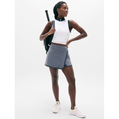 Women's Crosscourt High Rise Tipped 14" Skort