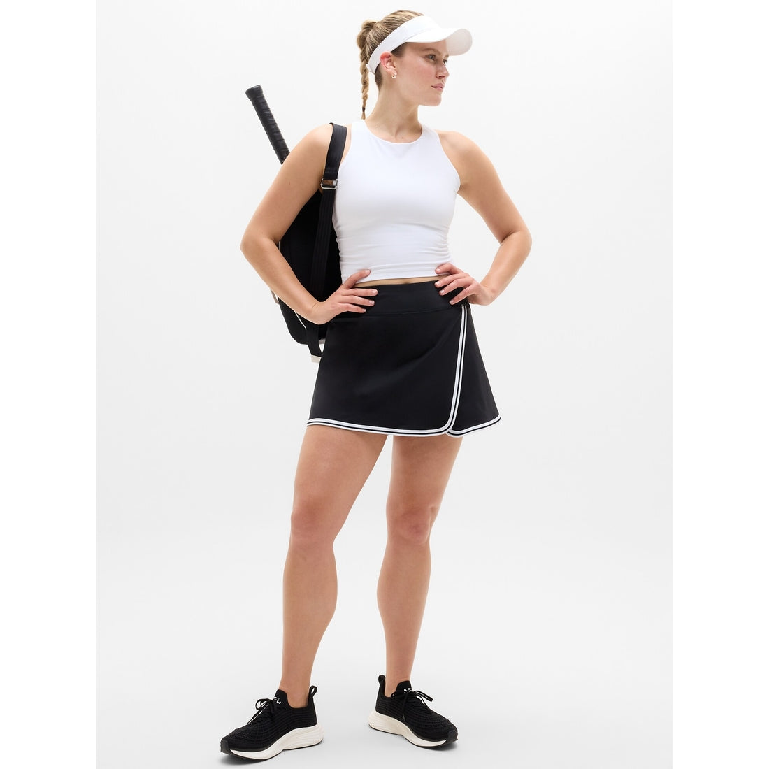 Women's Crosscourt High Rise Tipped 14" Skort