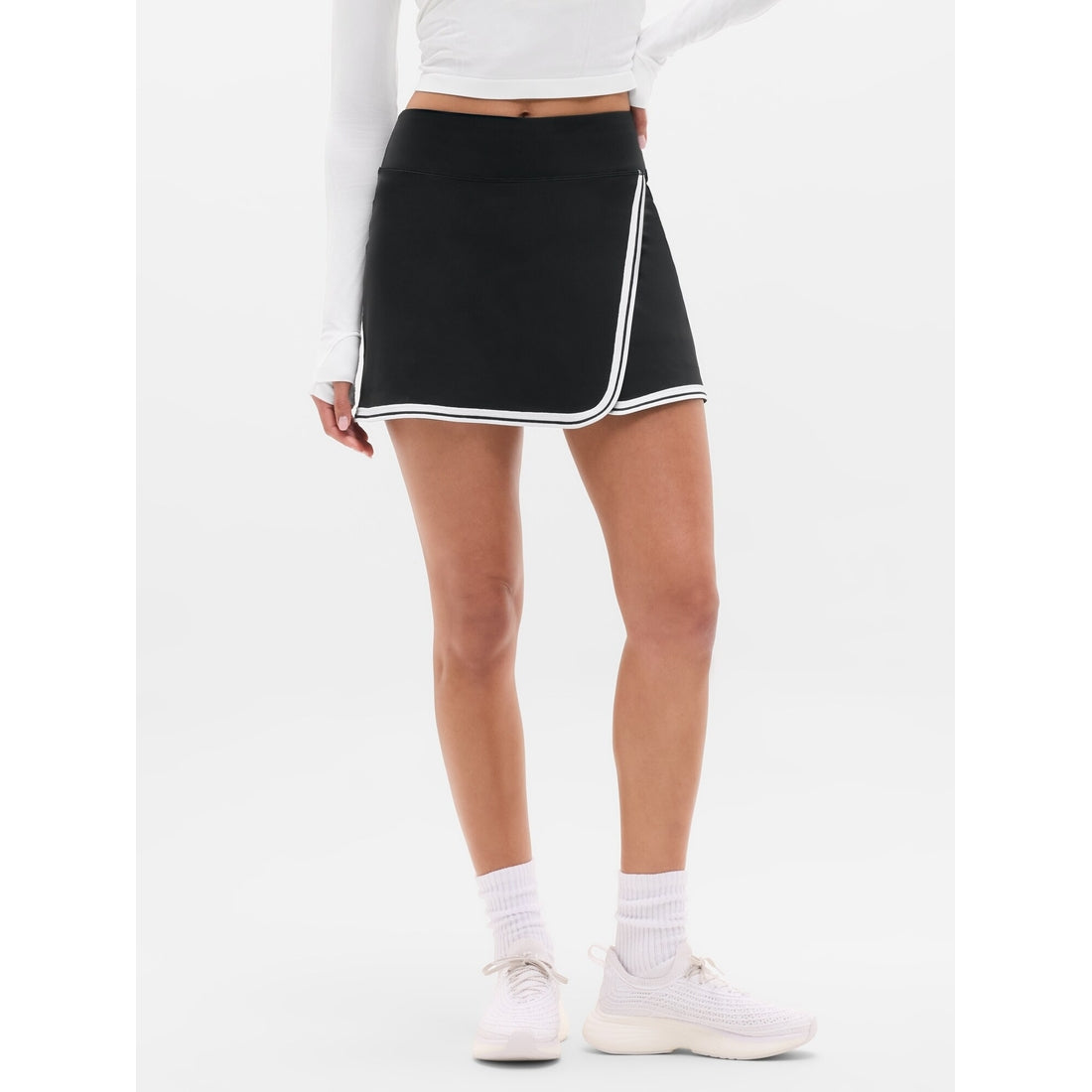 Women's Crosscourt High Rise Tipped 14" Skort