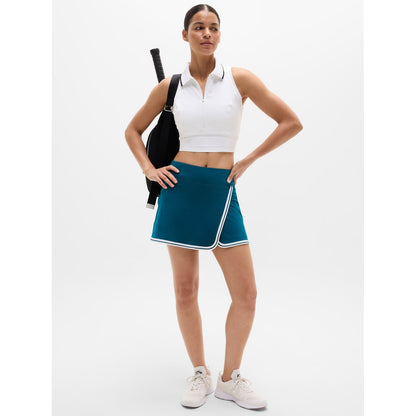 Women's Crosscourt High Rise Tipped 14" Skort