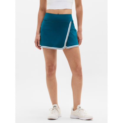 Women's Crosscourt High Rise Tipped 14" Skort