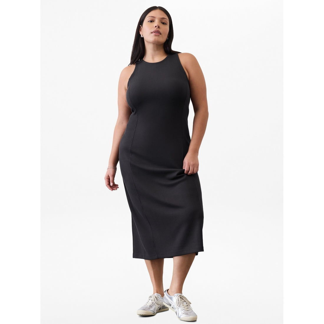 Women's Seasoft Rib Midi Tank Dress
